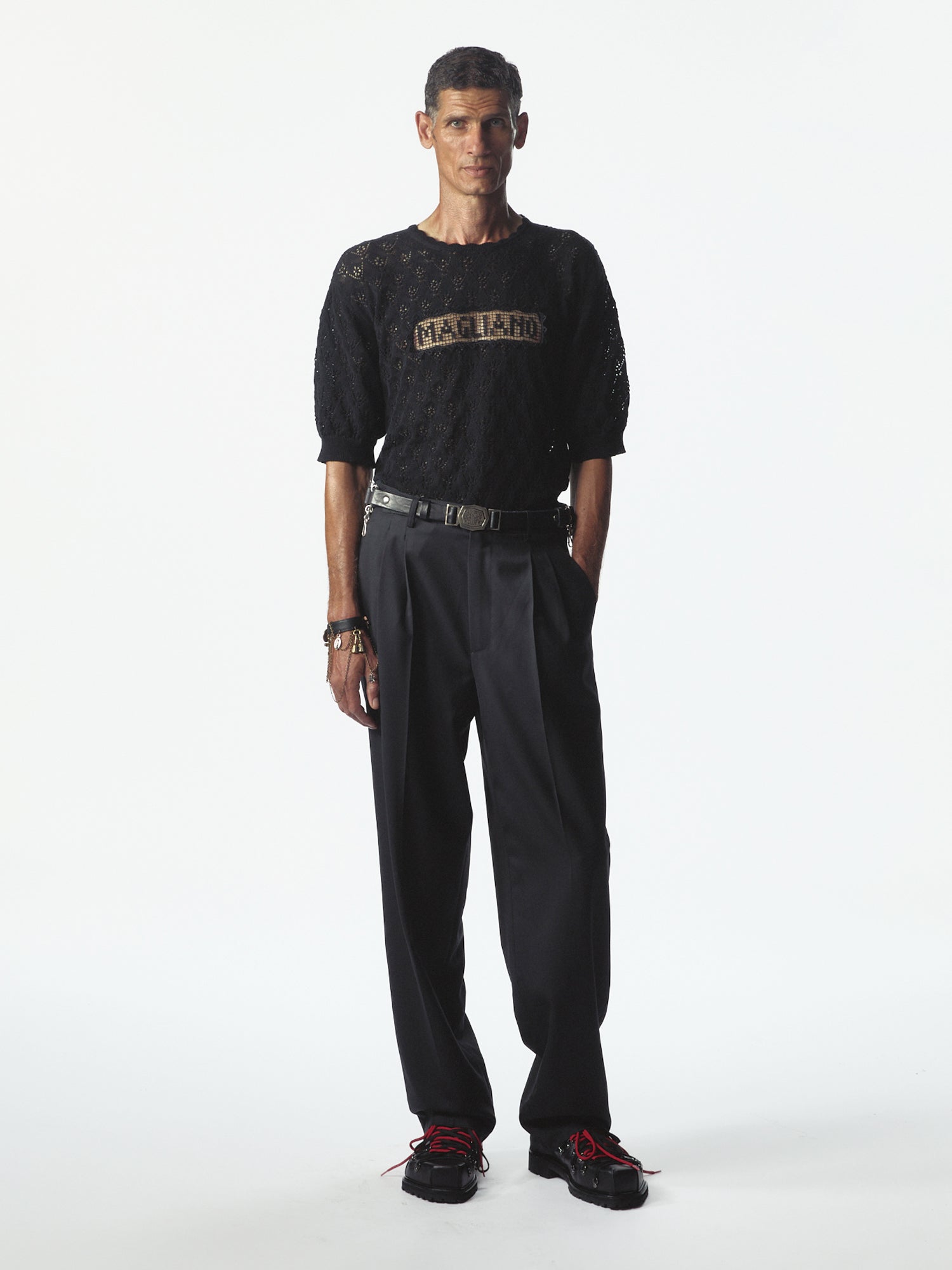 Comunione Knitted Tee Black
