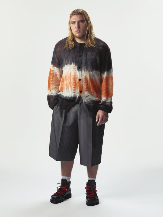 Psychedelic Bimbo Cardigan Orange Mix