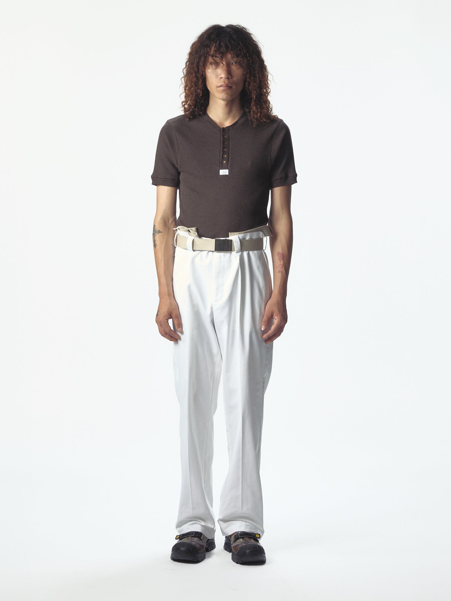 100X100 Work Pants White