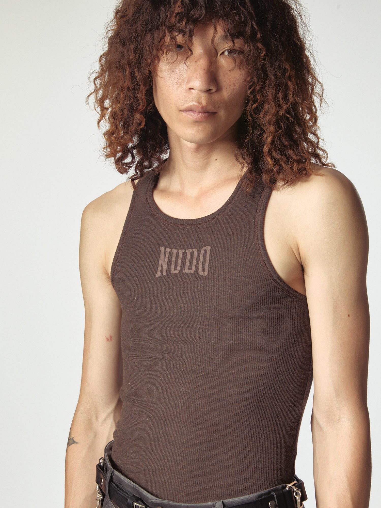 Nudo Canotta Brown Melange