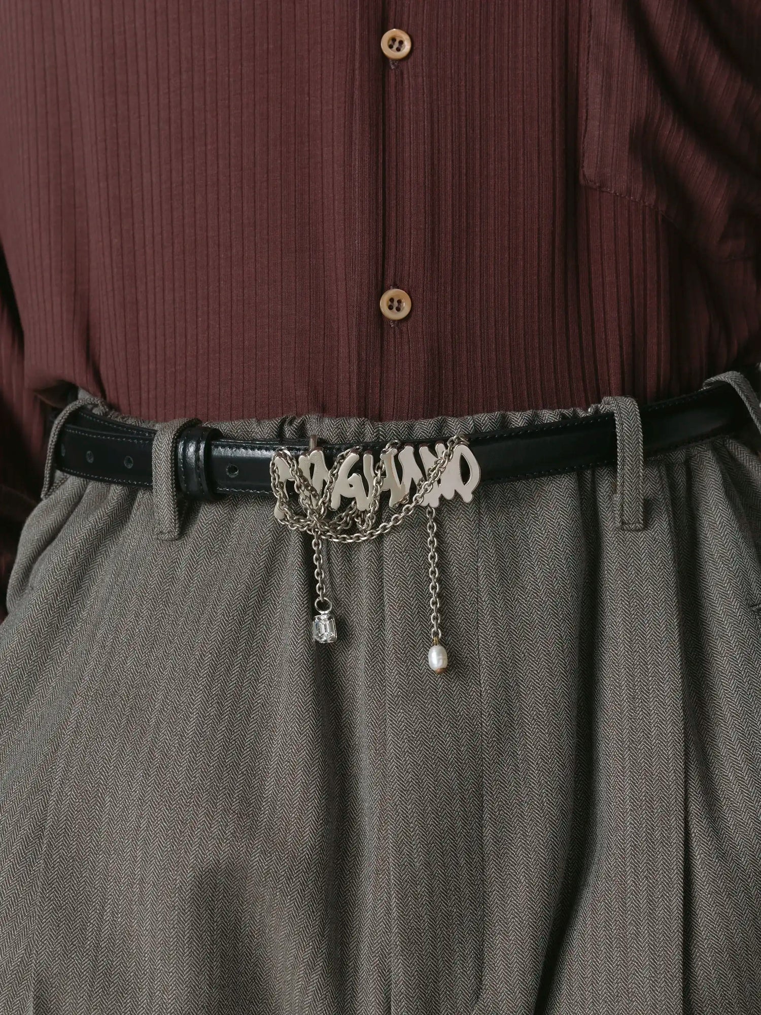 Magliano Slim Belt Black
