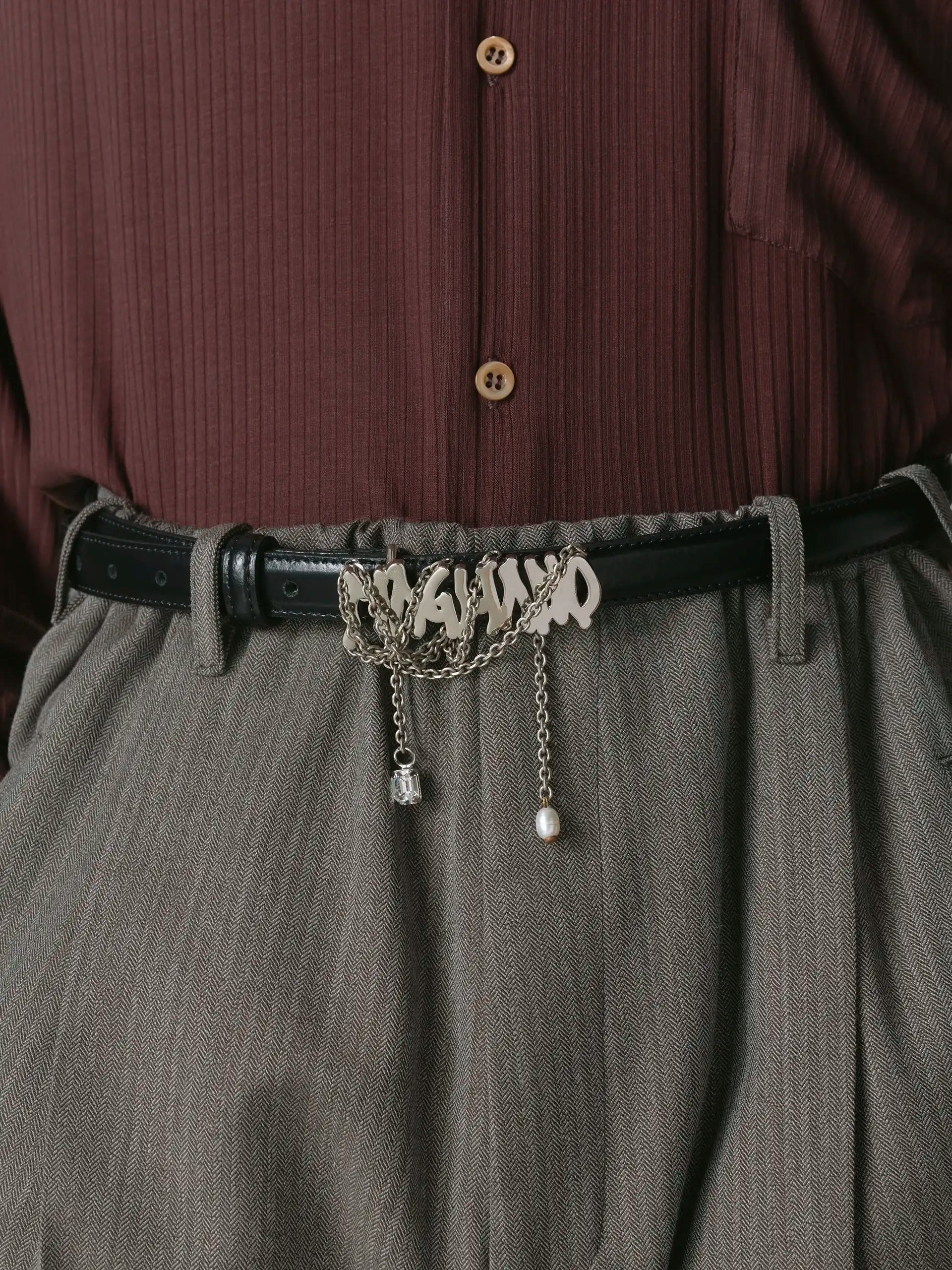 Magliano Slim Belt Black