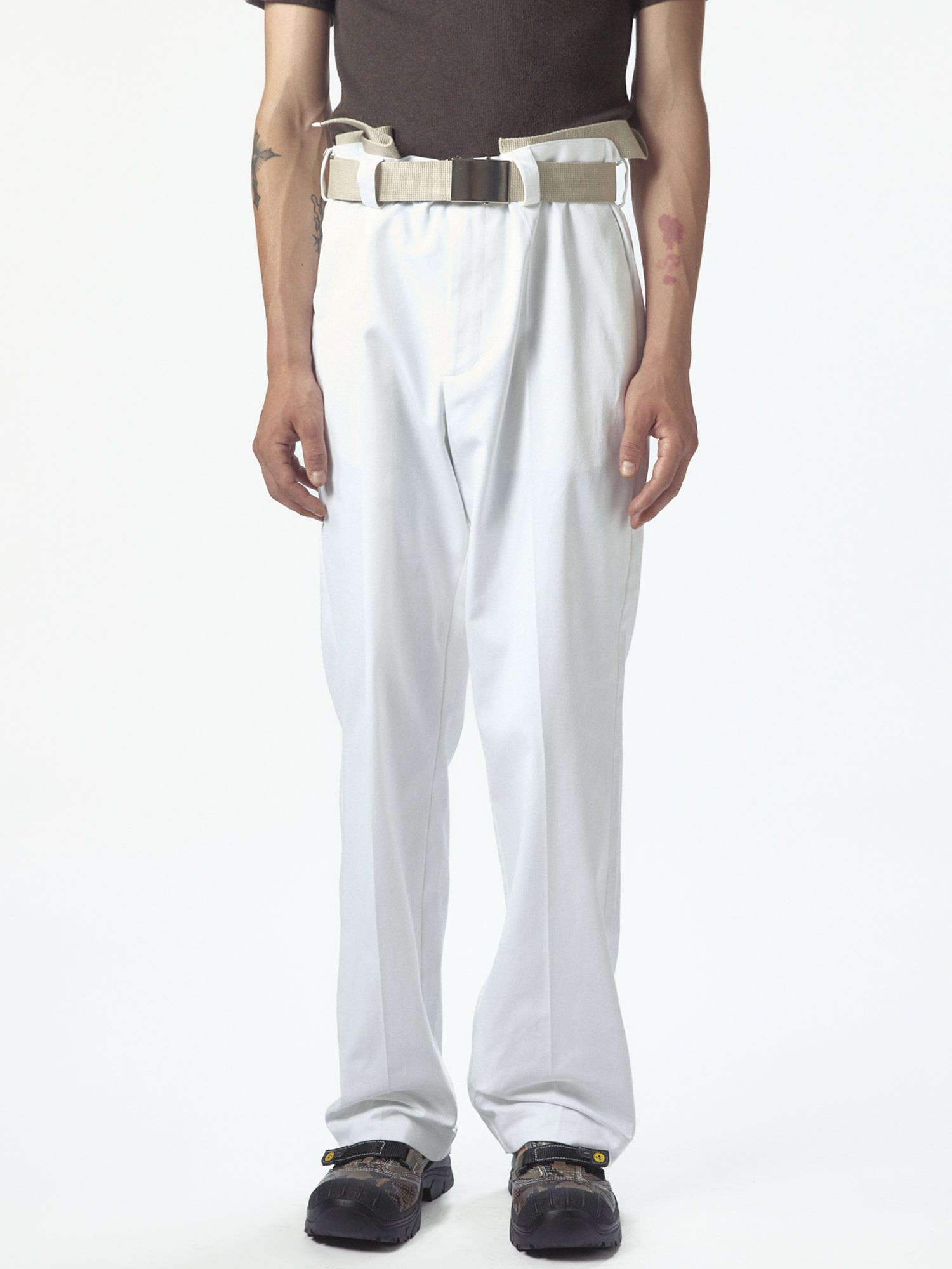 100X100 Work Pants White