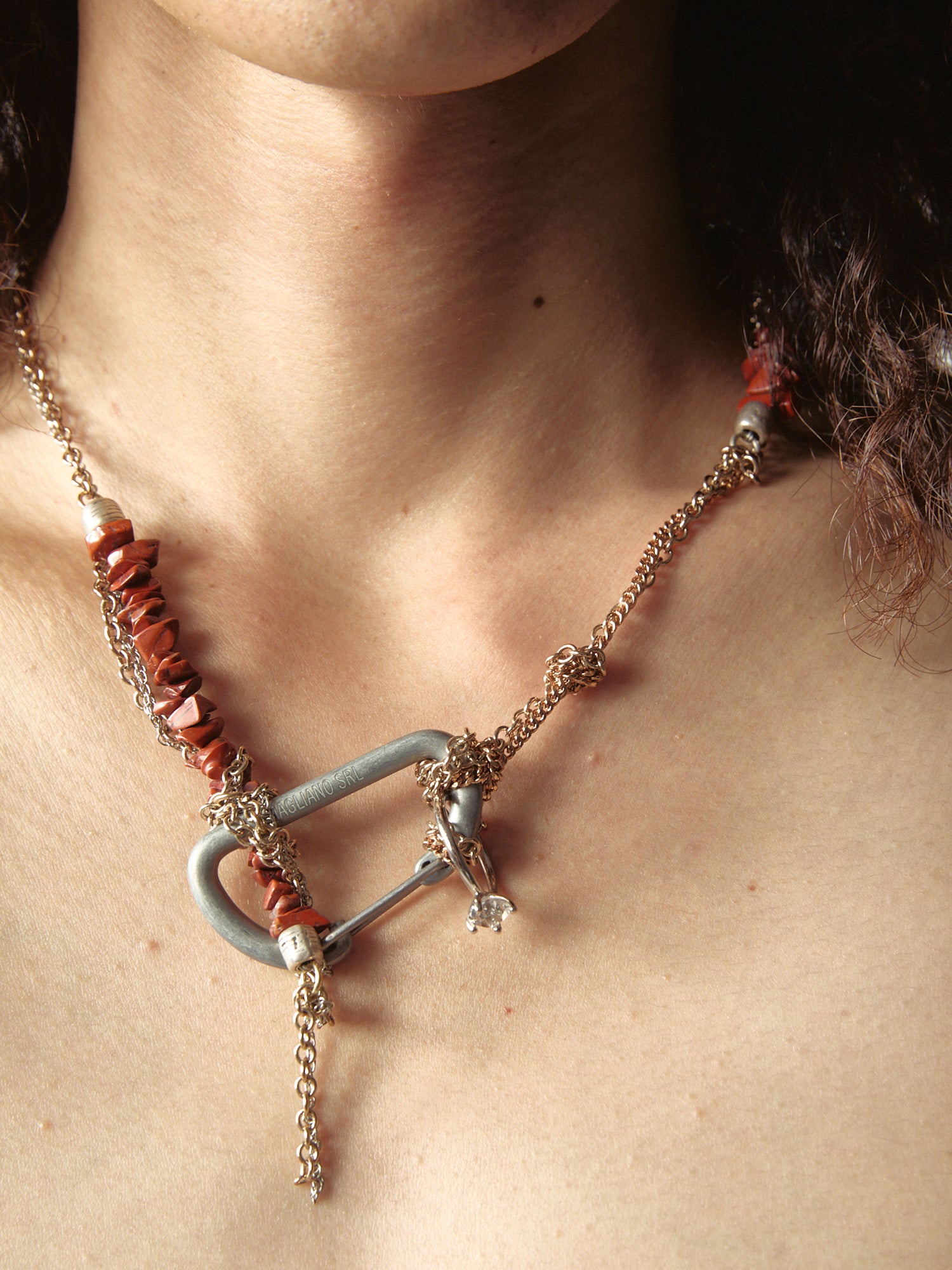 Mess Of A Camping Necklace Silver