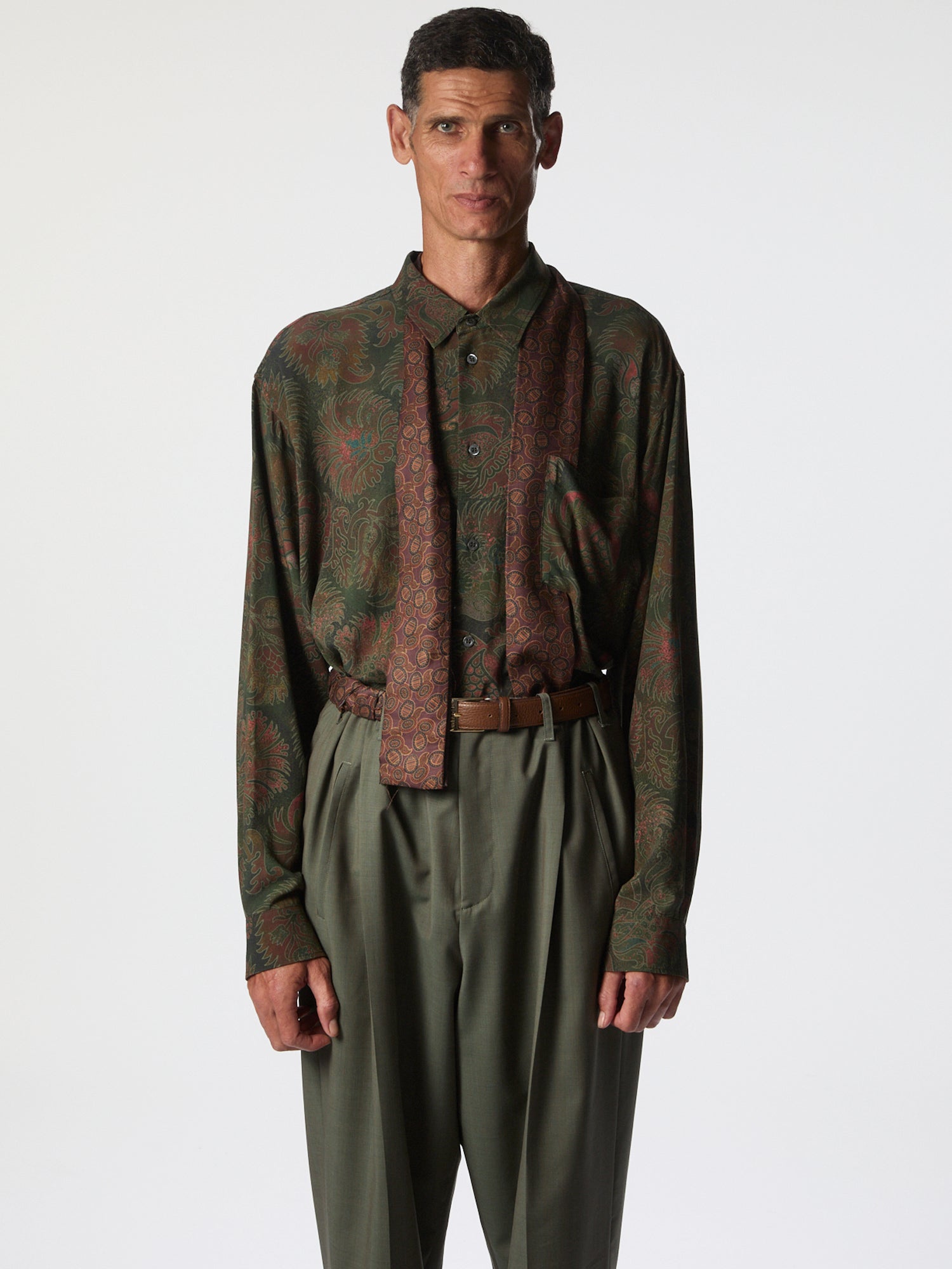 Liquid Penna Long Sleeve Pomengrade Green