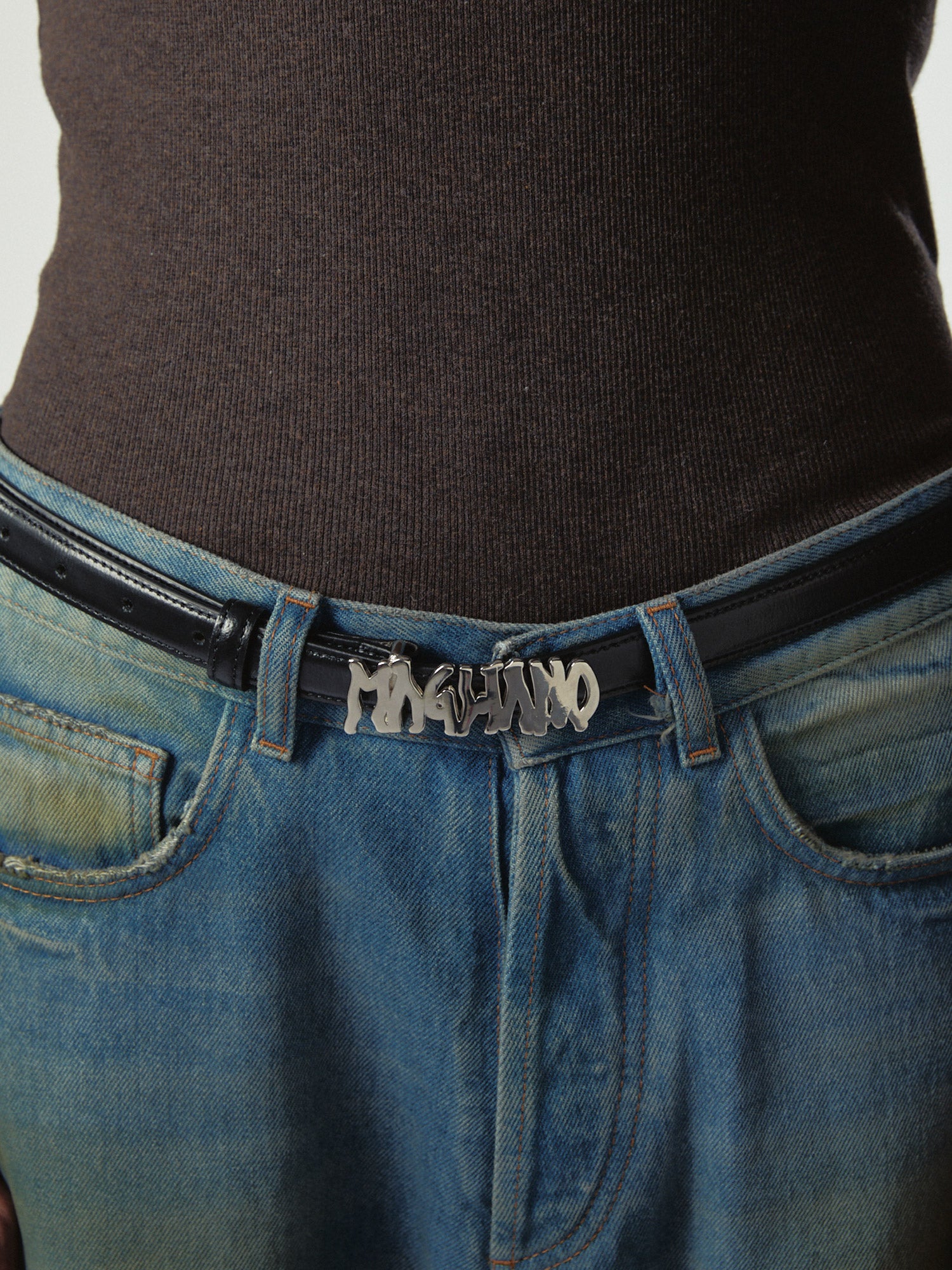 Magliano Slim Belt Black
