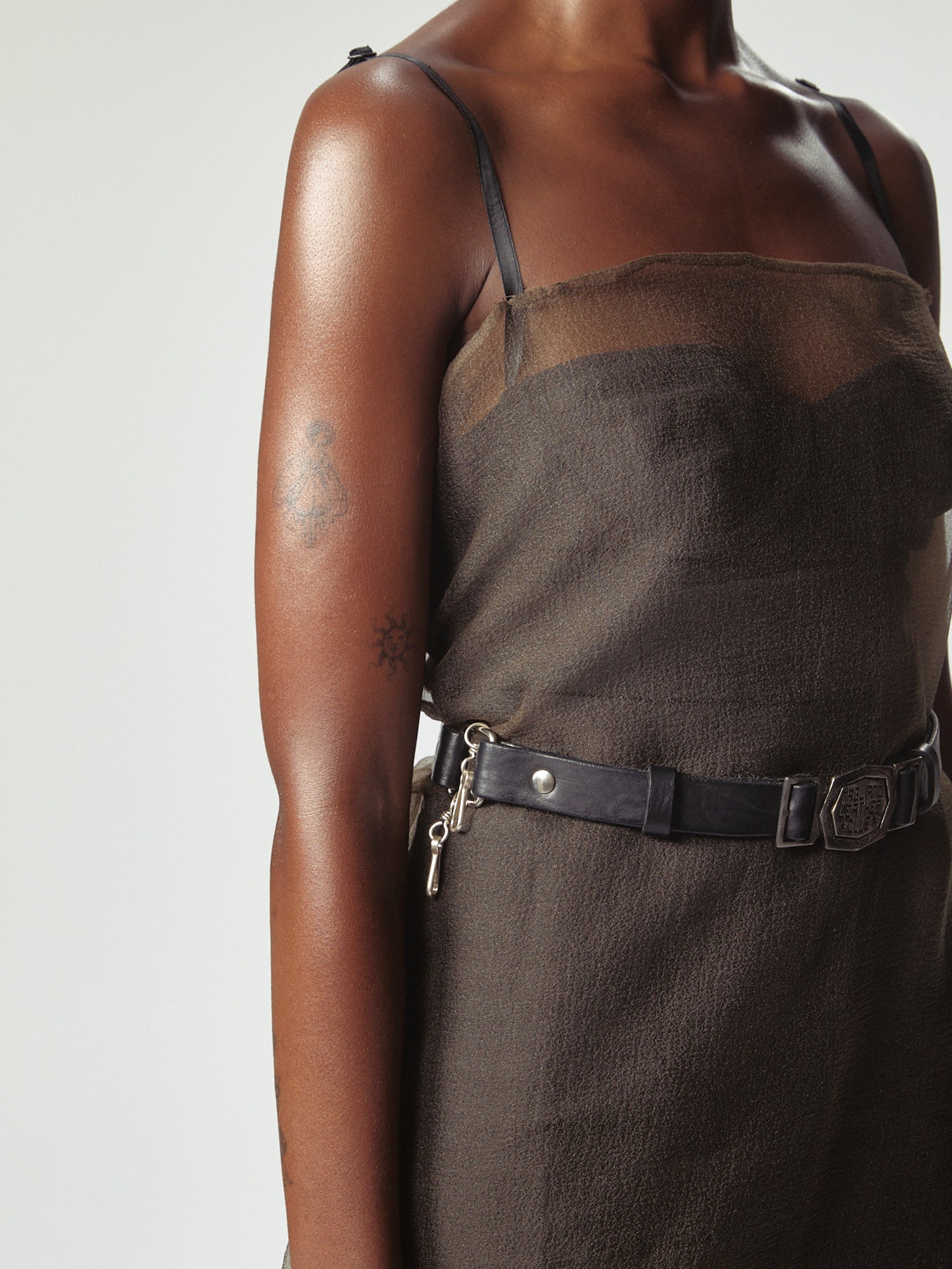Magliano Leather Club Belt Black