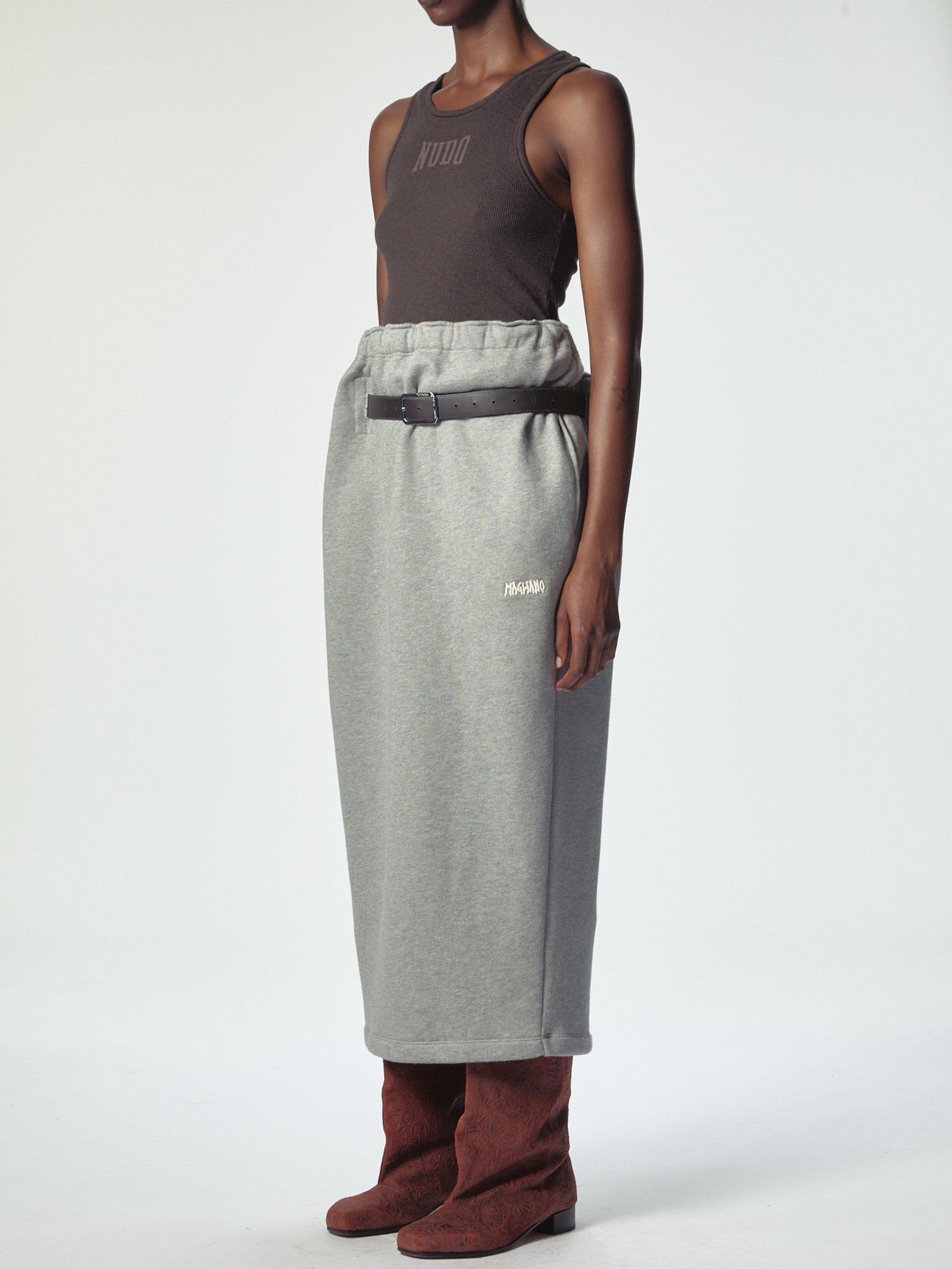 Provincia Skirt Grey Melange