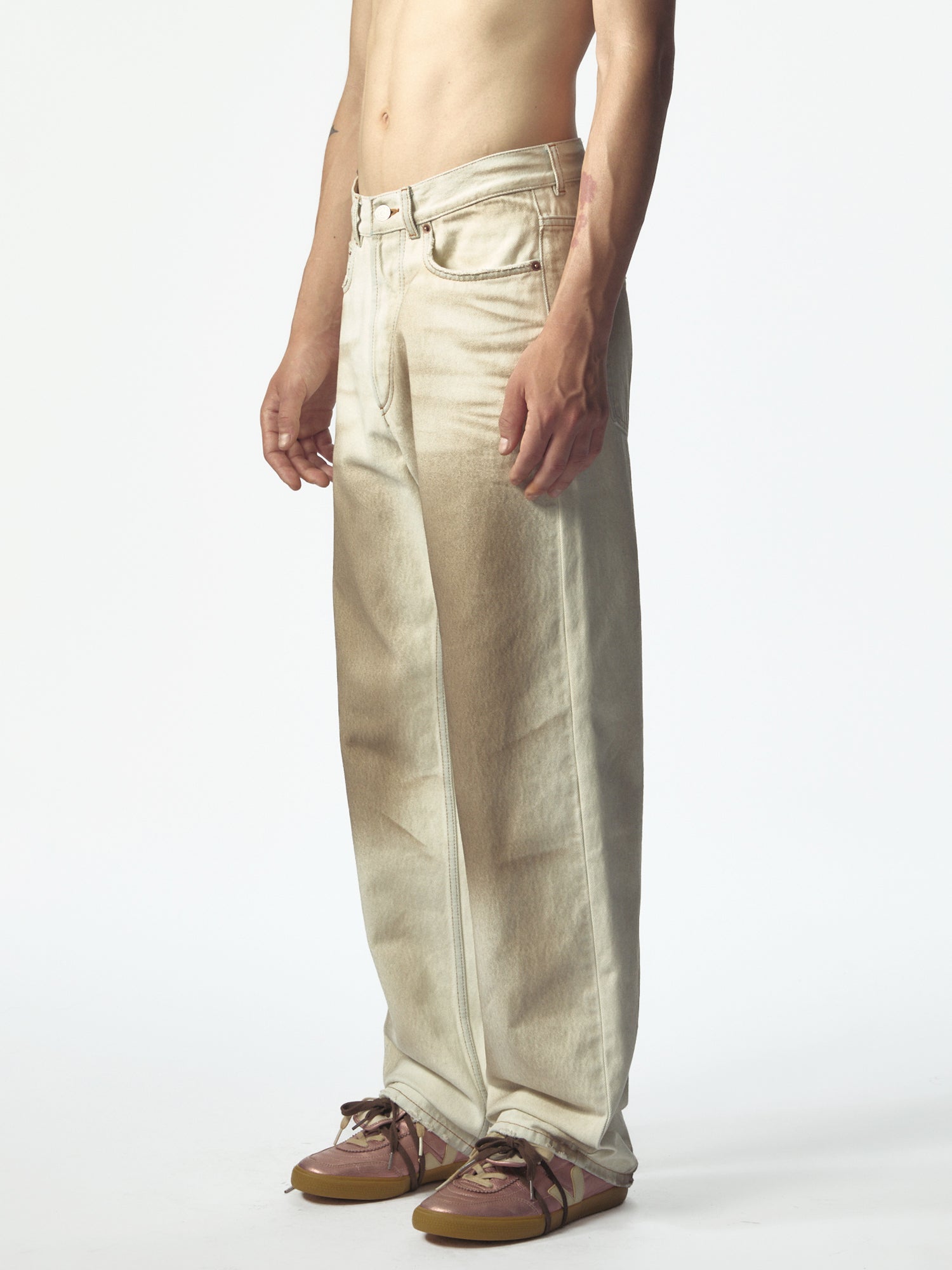 Flattone Denim Filthy White