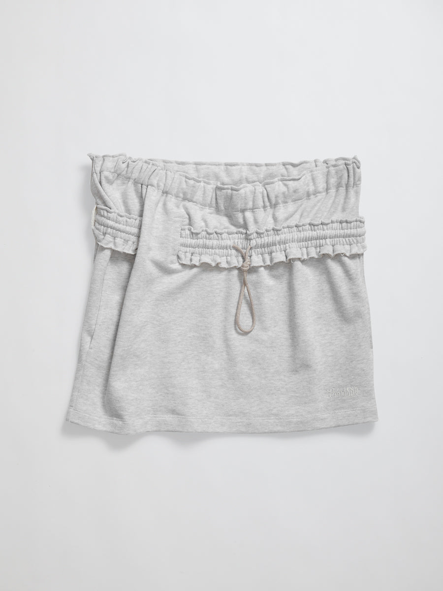 Provincia Mini Skirt Light Melange - Magliano