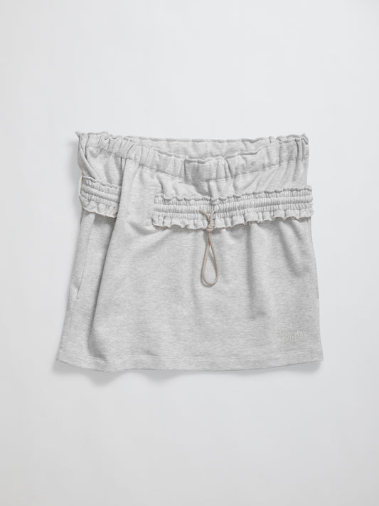 Provincia Mini Skirt Light Melange - Magliano