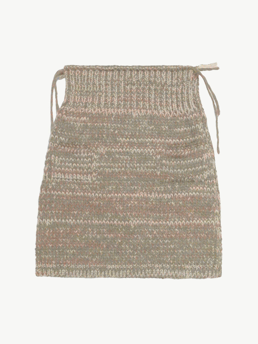 Freaky Knitted Miniskirt Pink Mix - Magliano