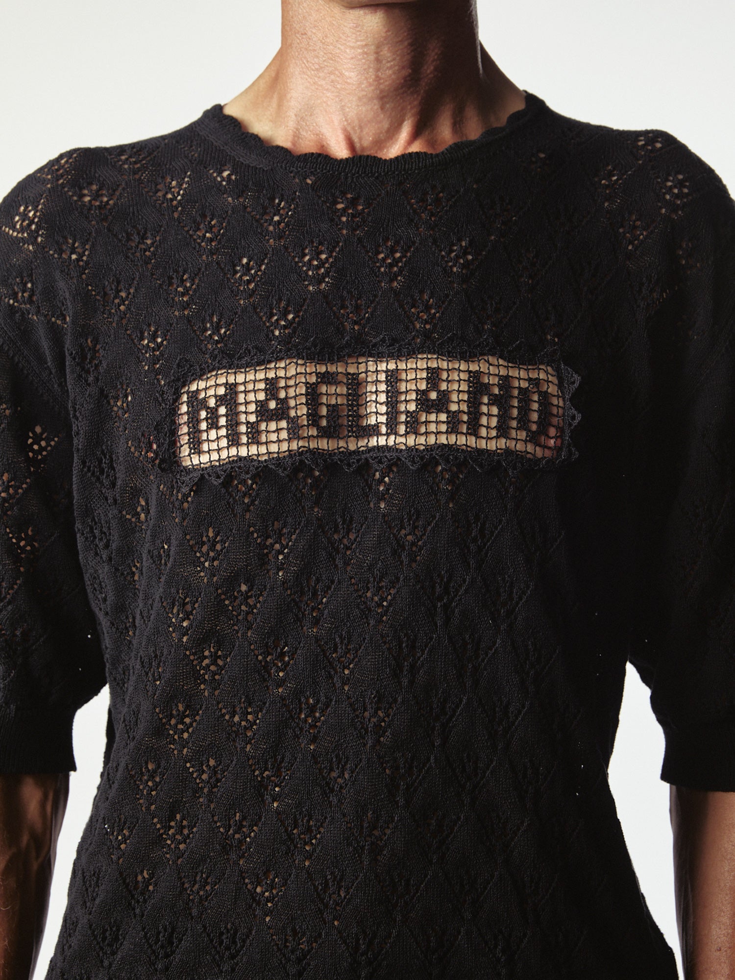 Comunione Knitted Tee Black