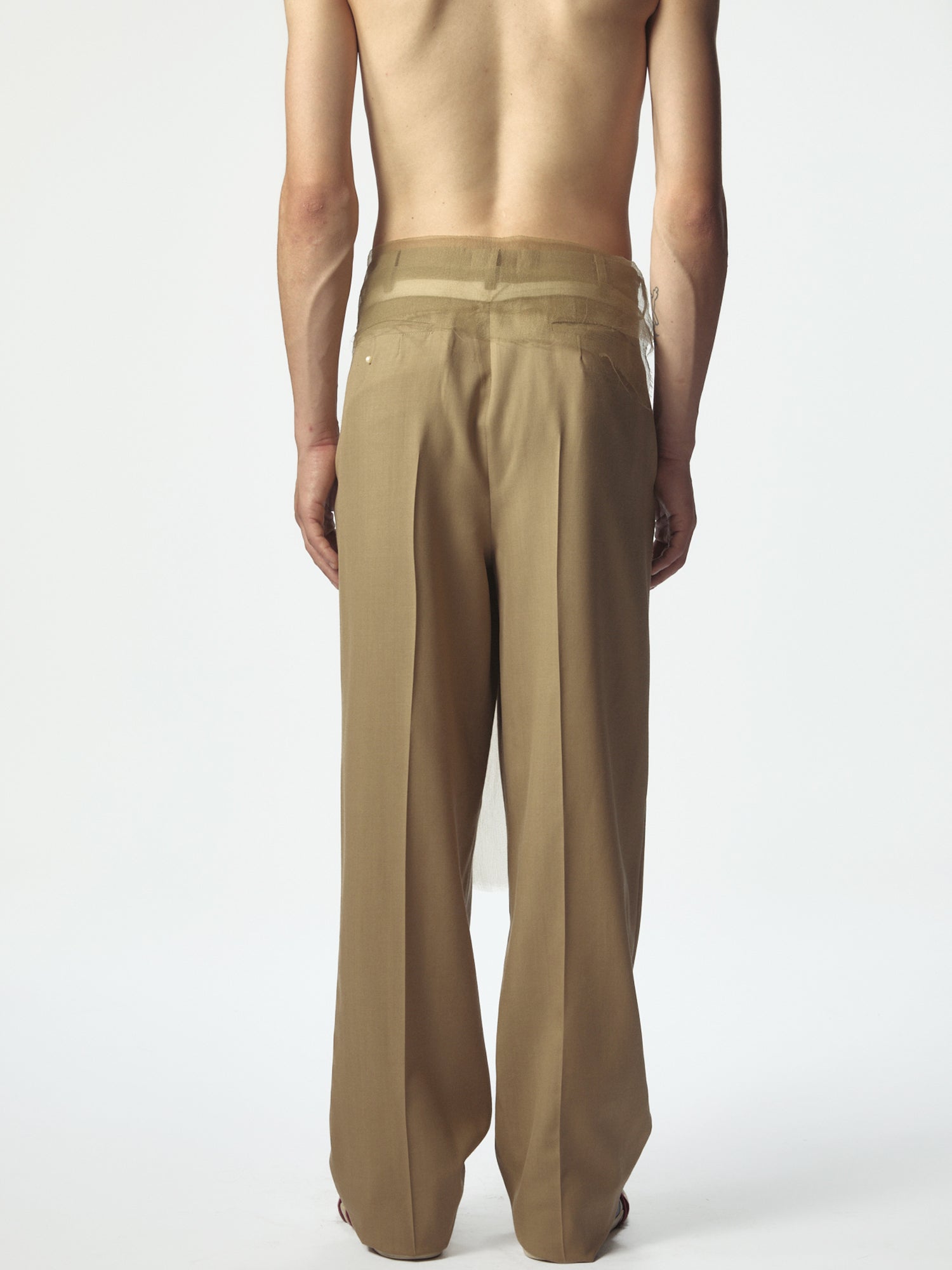 Piccolo Paradiso Zipped Double Pince Beige