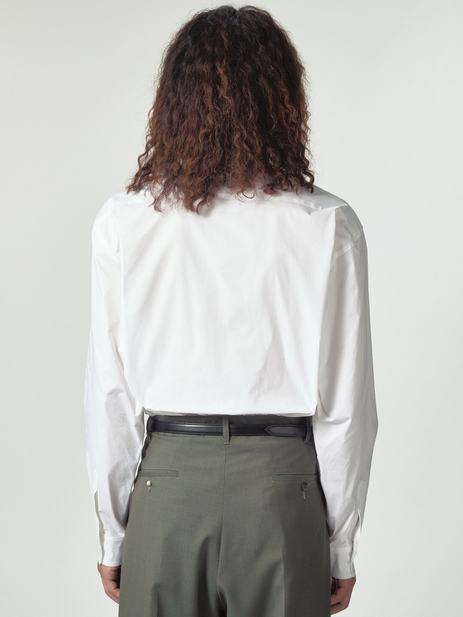 Crispy Penna Long Sleeve White