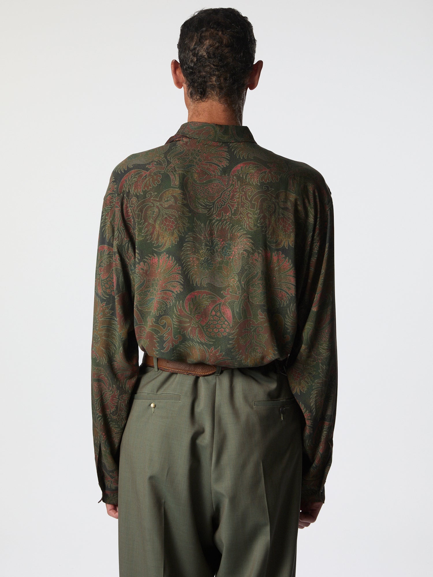 Liquid Penna Long Sleeve Pomengrade Green