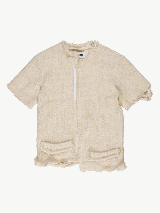 Darkettone Boucle Tee Off White - Magliano