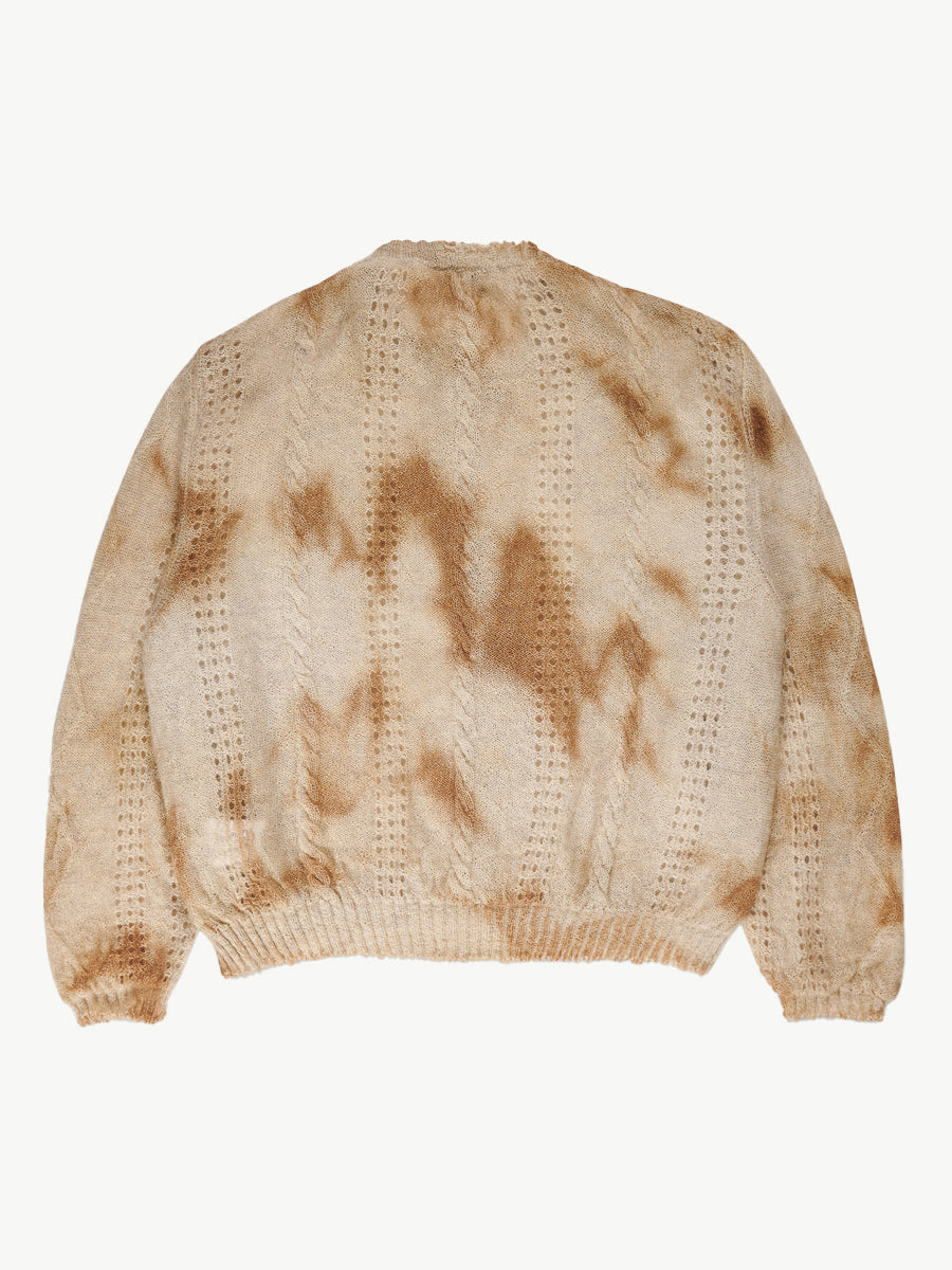 Dusty Swarovski Cardigan Beige - Magliano
