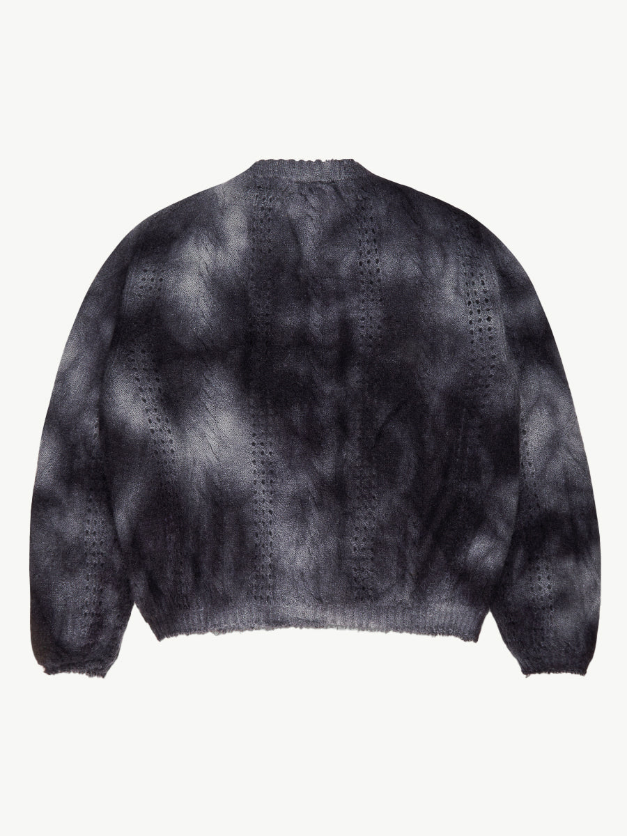 Dusty Swarovski Cardigan Dark Grey - Magliano