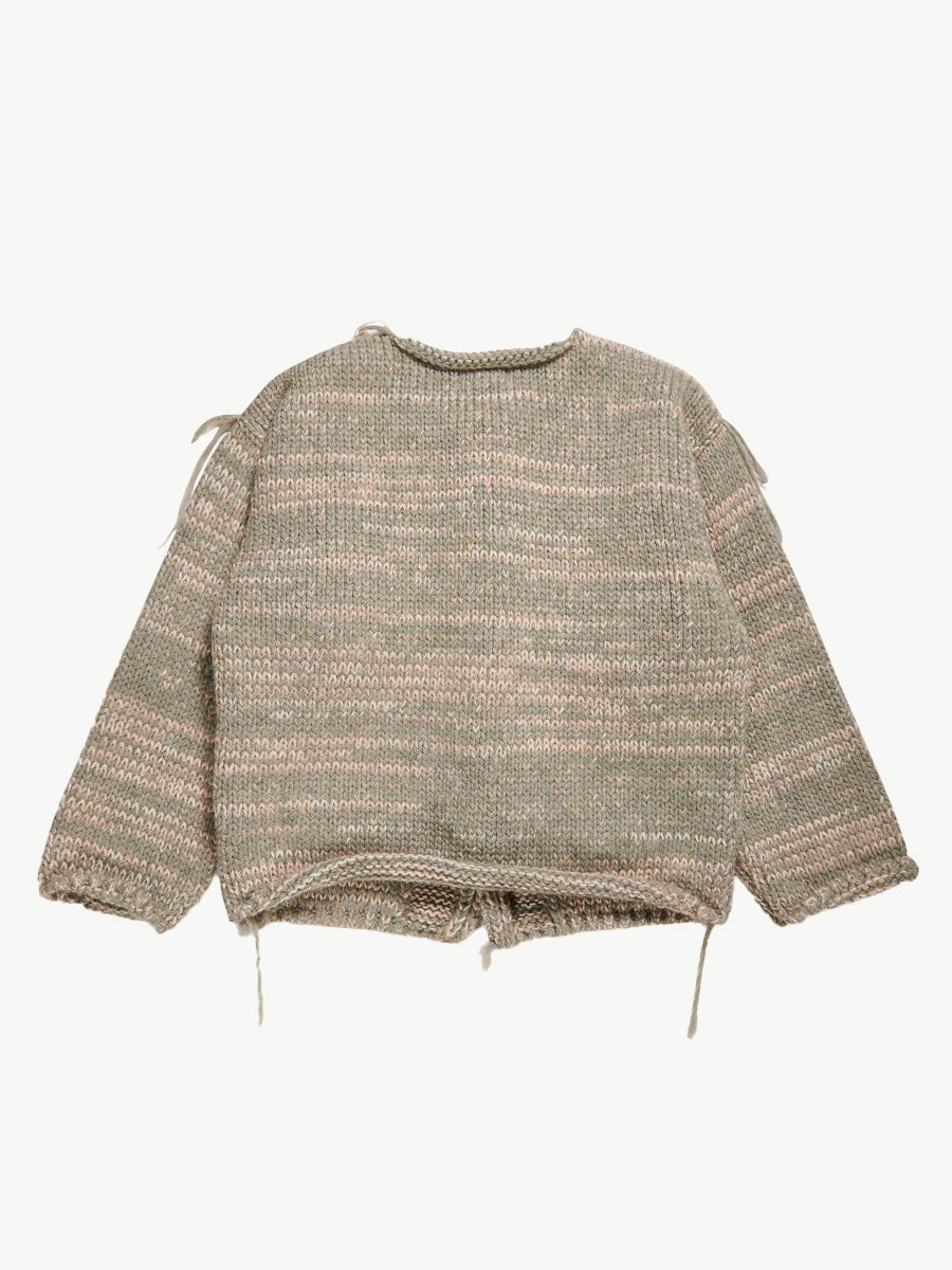Freaky Knitted Roundneck Pink Mix - Magliano