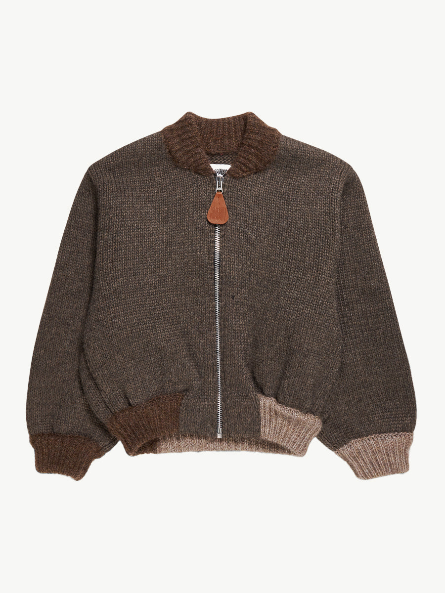 Knitted Bomberone Brown - Magliano