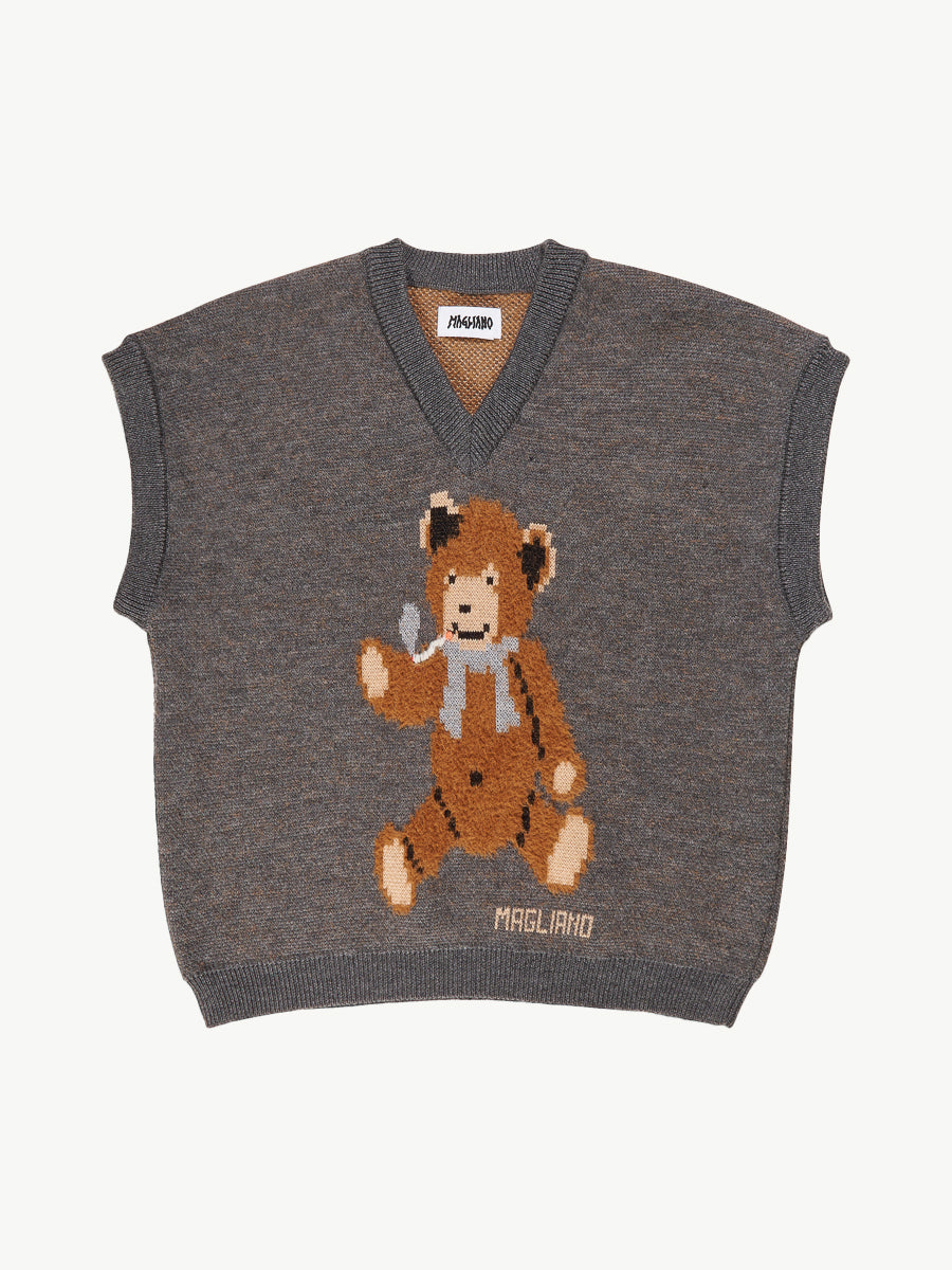 Teddy Bear Vest Hazelnut - Magliano