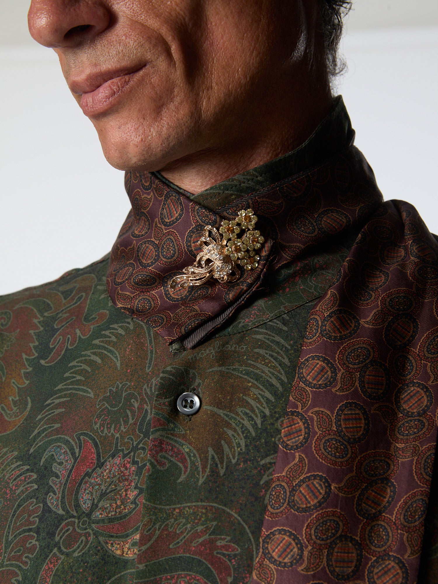 Liquid Penna Long Sleeve Pomengrade Green