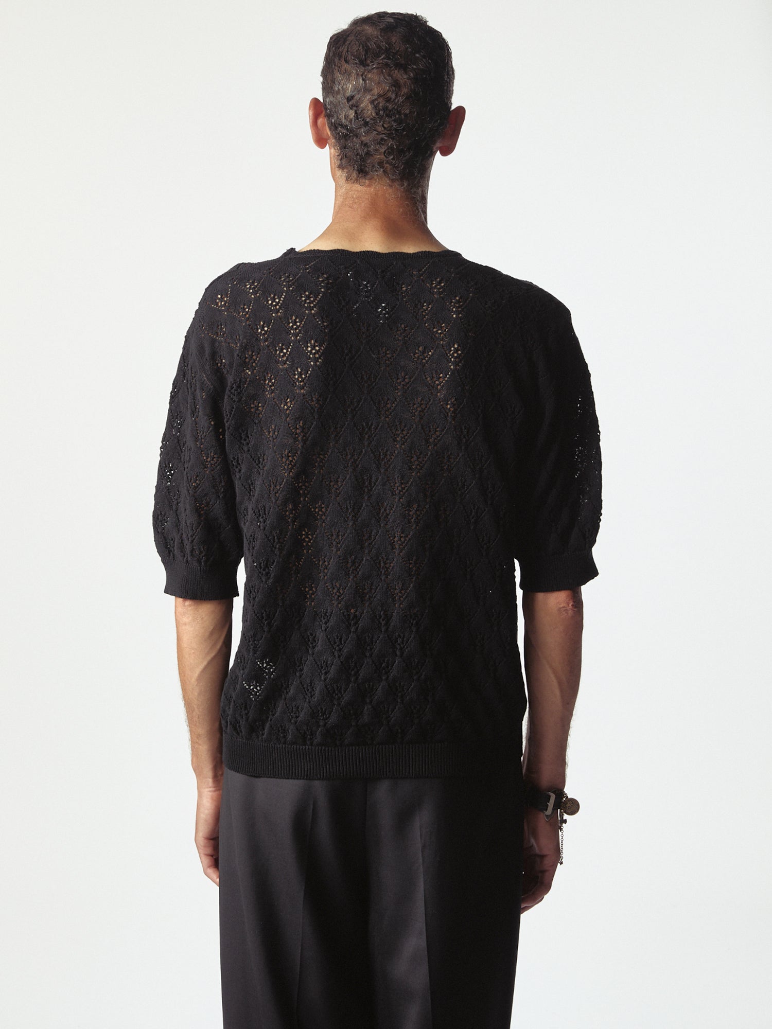 Comunione Knitted Tee Black