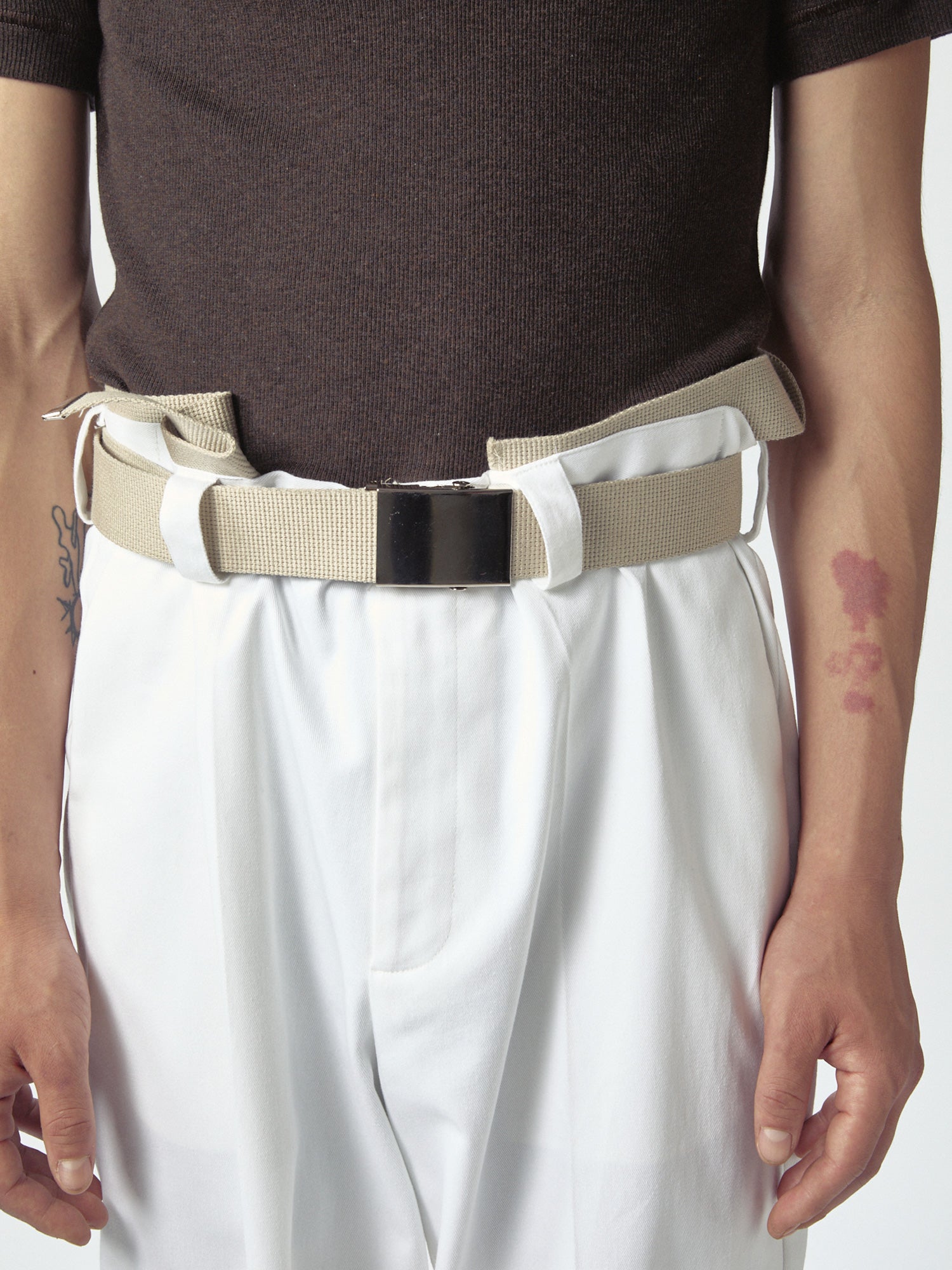 100X100 Work Pants White