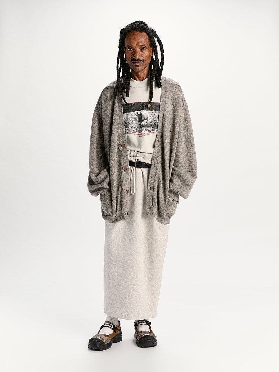 Grampa Cardigan Light Grey - Magliano