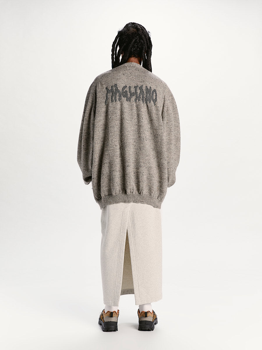 Grampa Cardigan Light Grey - Magliano