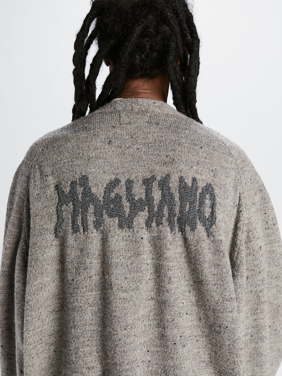 Grampa Cardigan Light Grey - Magliano