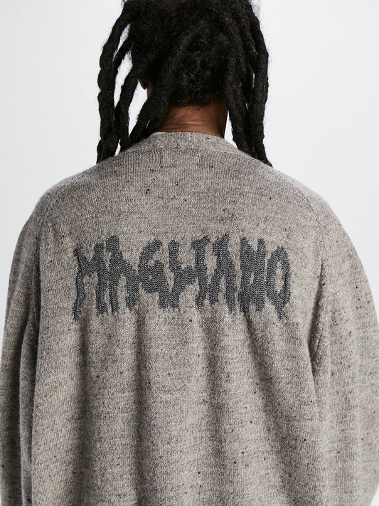 Grampa Cardigan Light Grey - Magliano