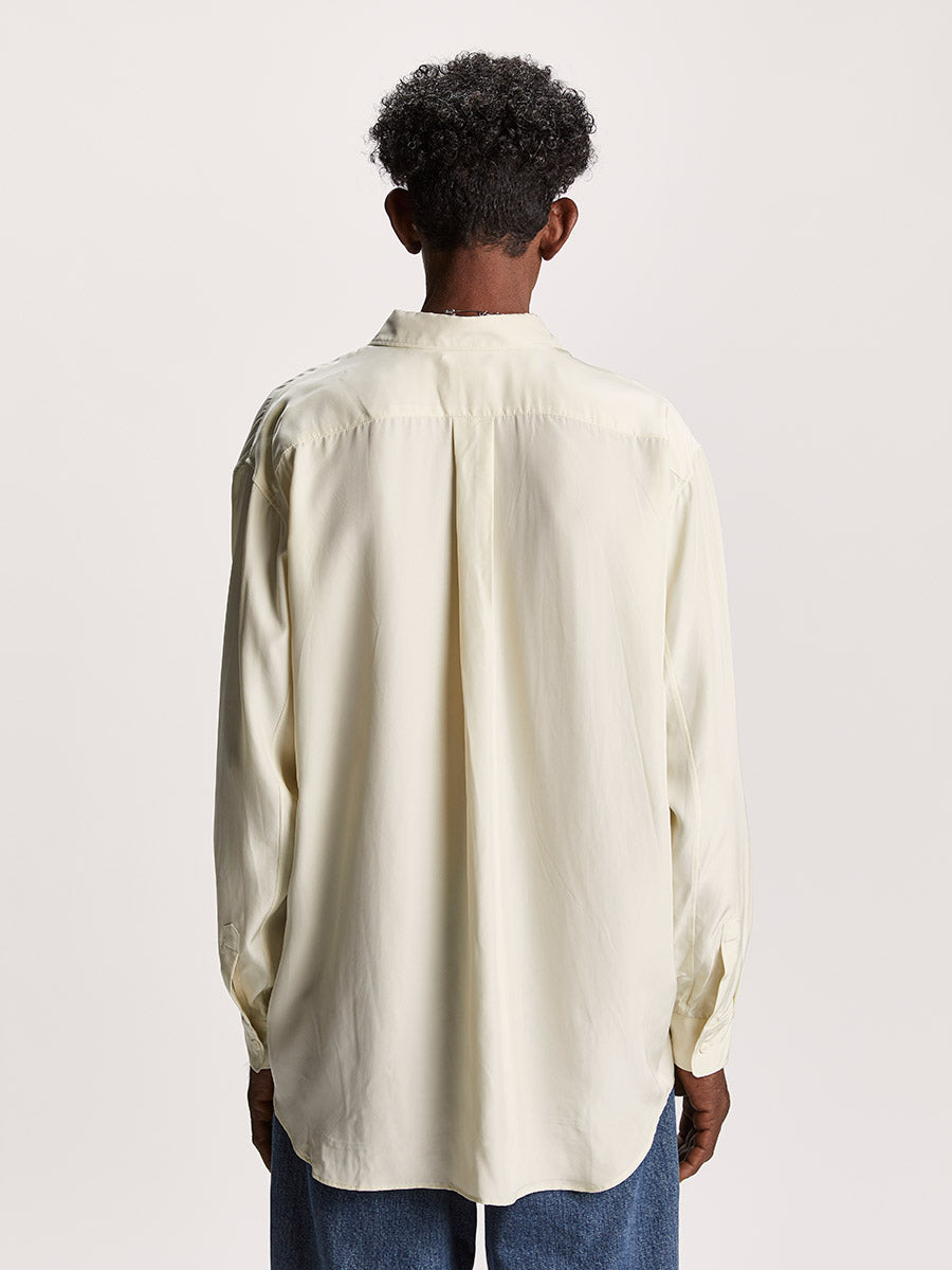 Morandi Silk Shirt White - Magliano