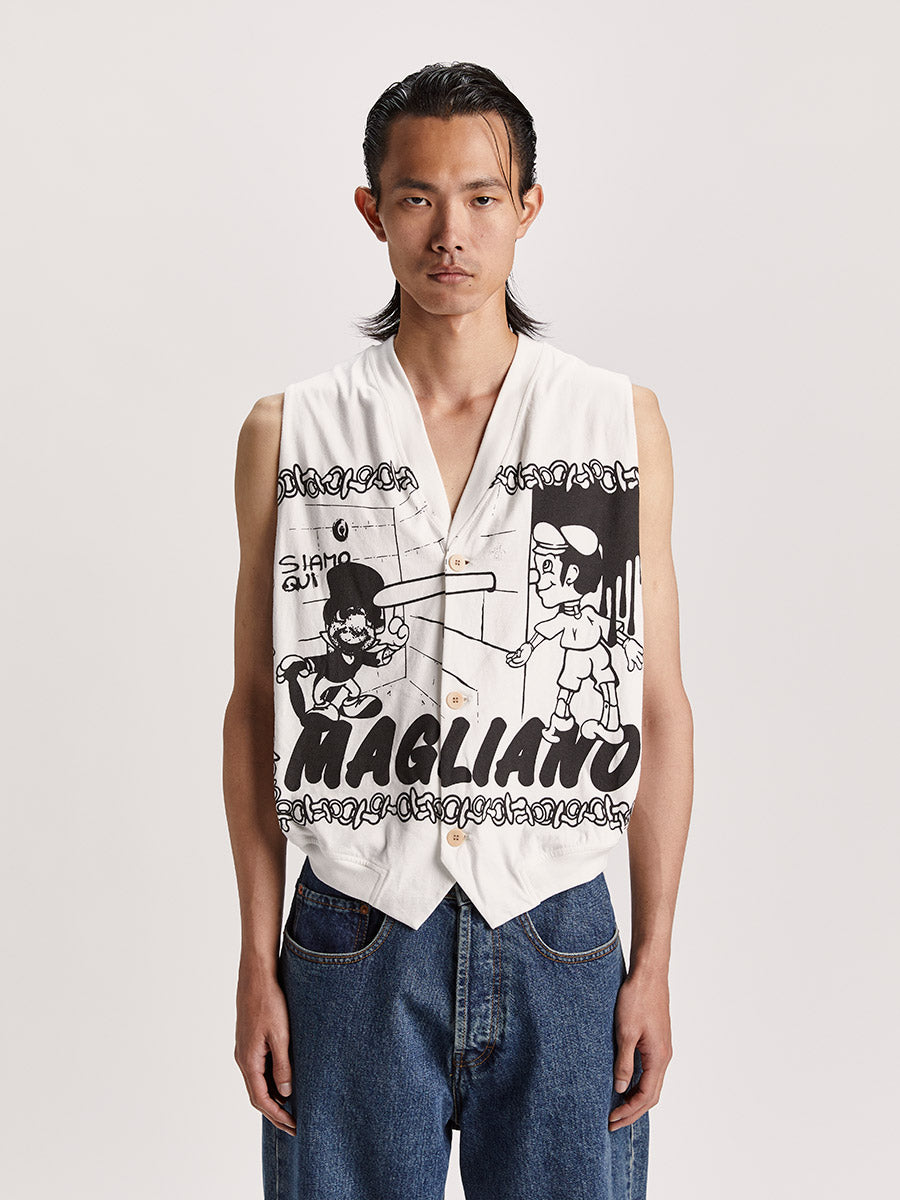 Mascotte Vest White - Magliano