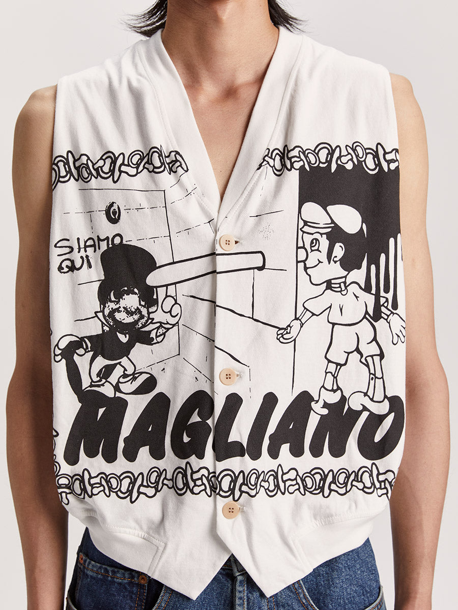 Mascotte Vest White - Magliano
