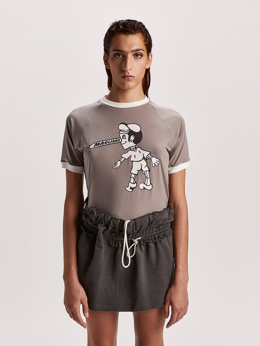 Britpop Mini Tee Taupe - Magliano