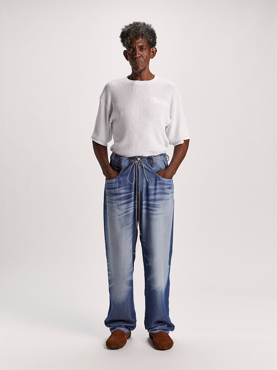Waffle Tee White - Magliano