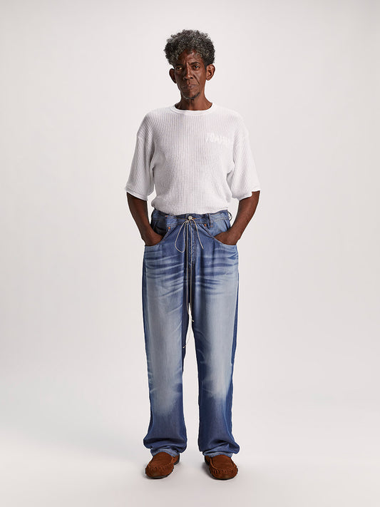 Waffle Tee White - Magliano