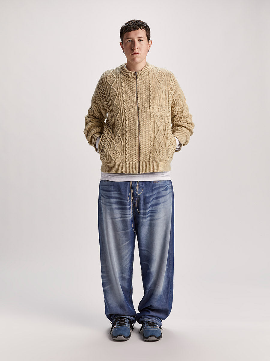 Cazzo Cardigan Natural - Magliano