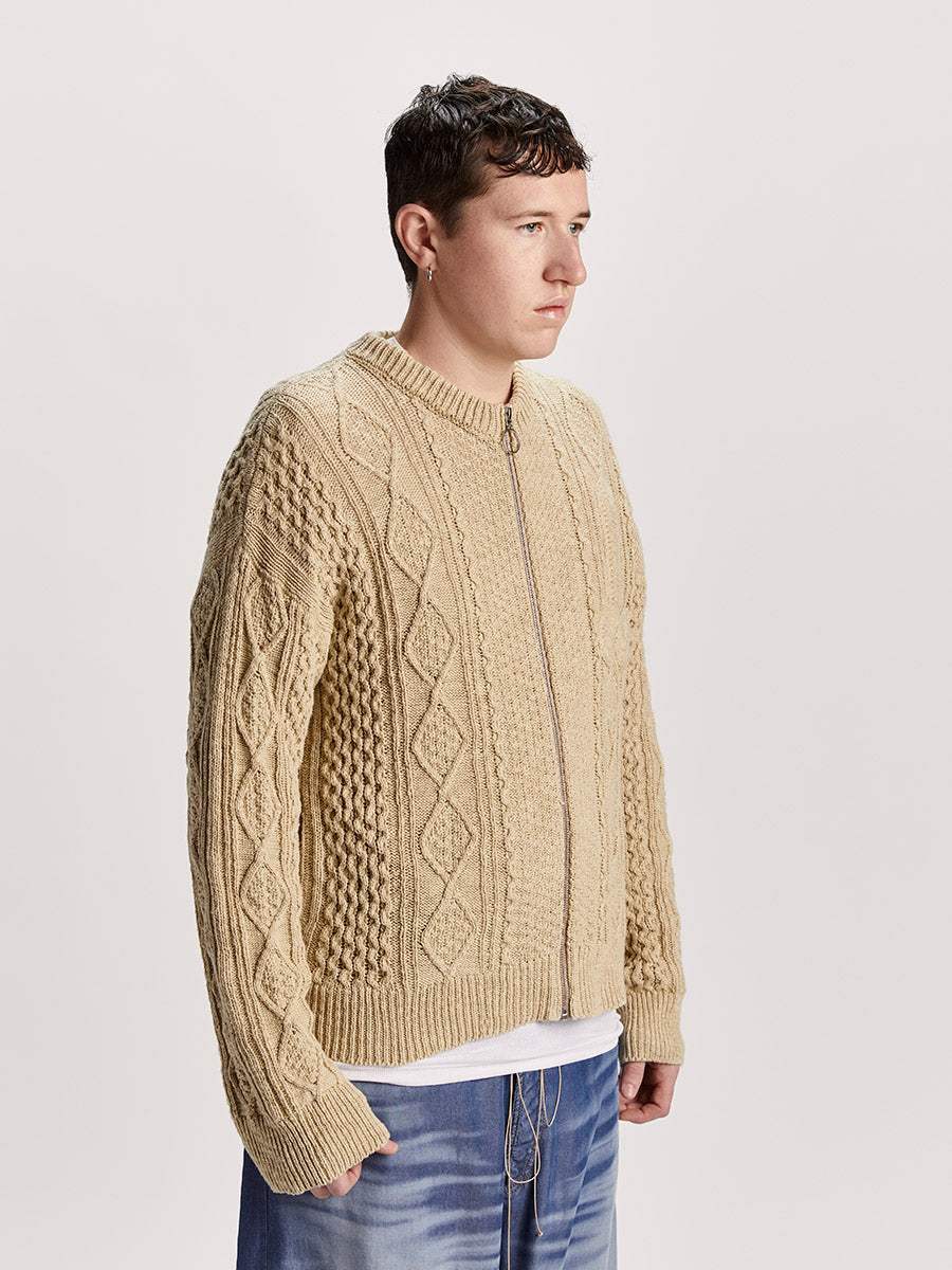 Cazzo Cardigan Natural - Magliano