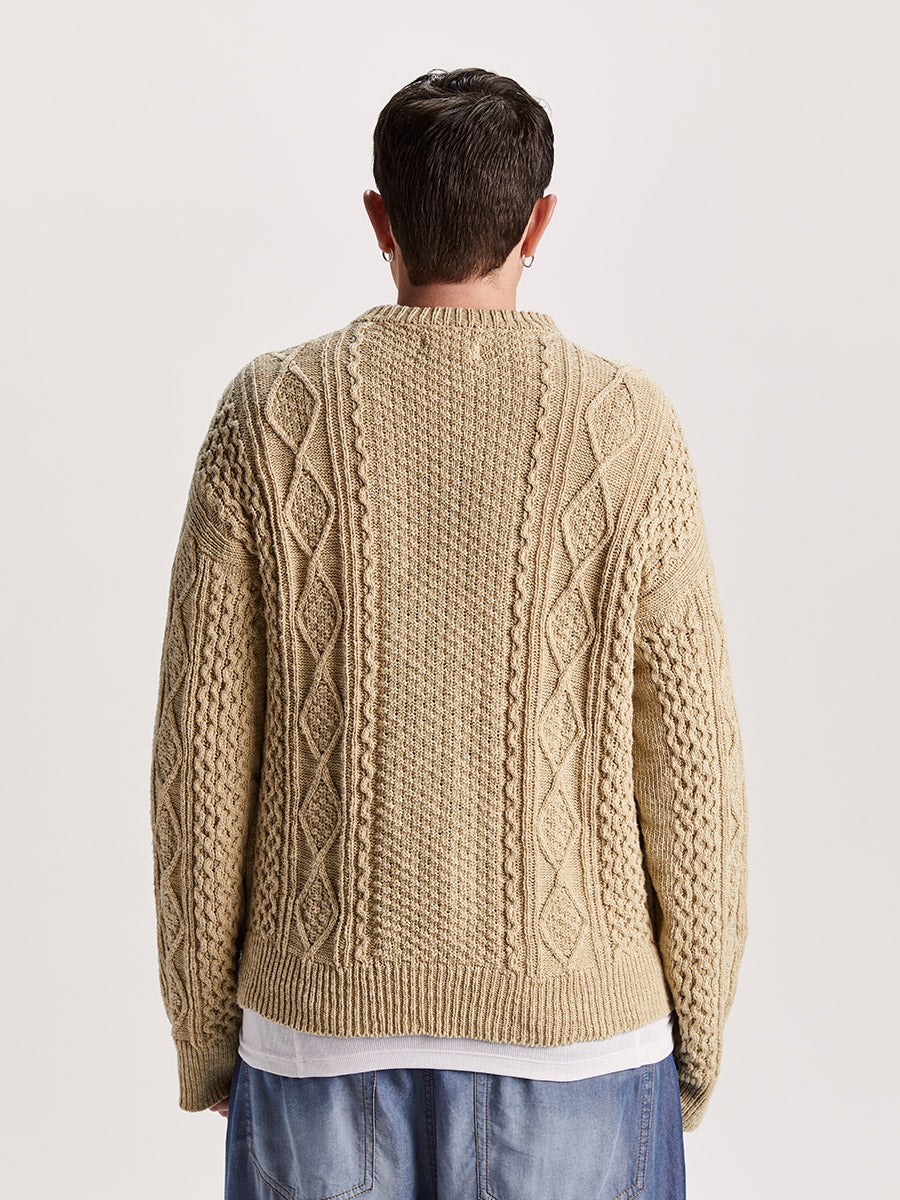 Cazzo Cardigan Natural - Magliano