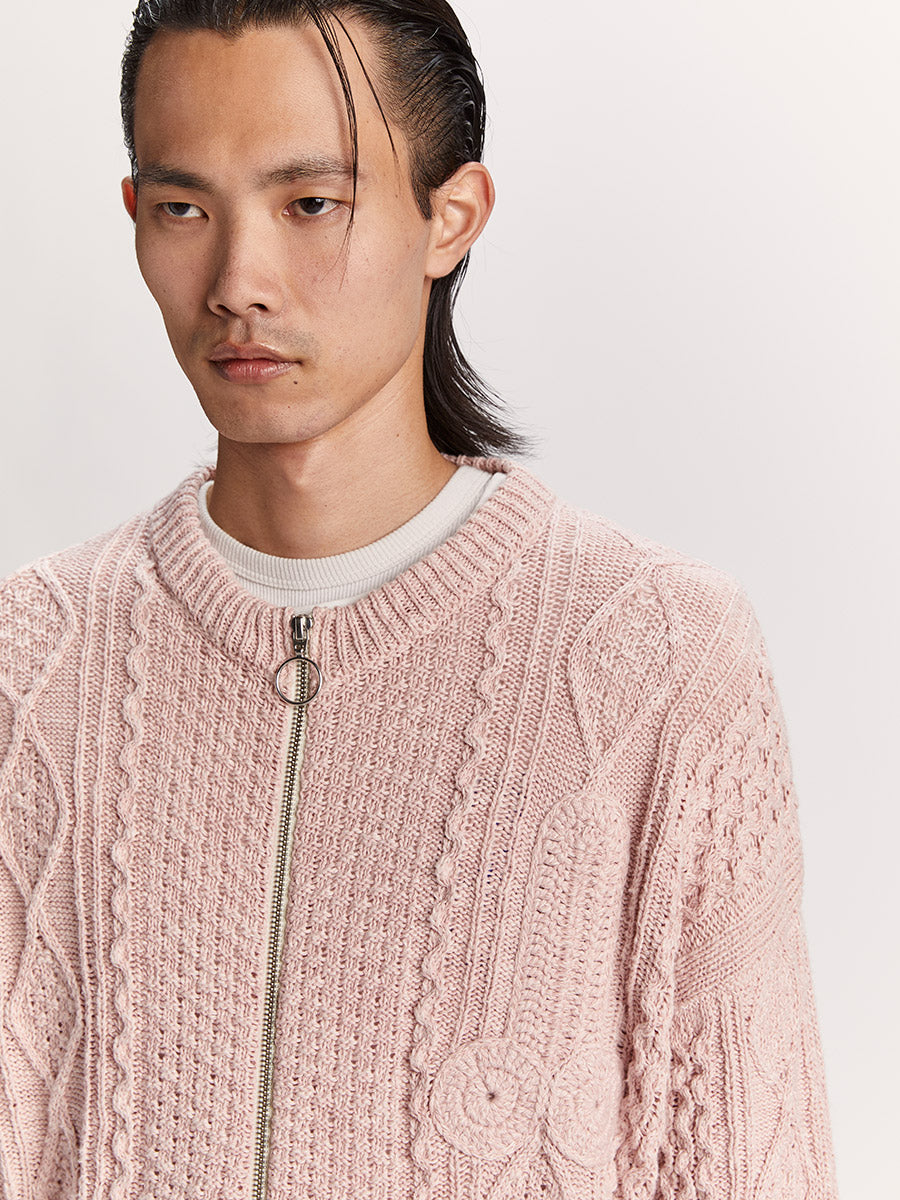 Cazzo Cardigan Pink - Magliano