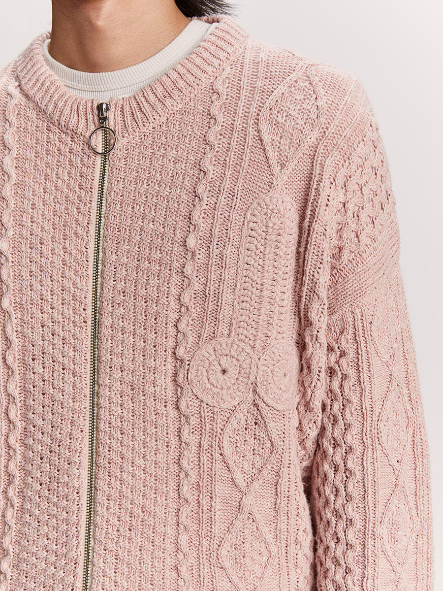 Cazzo Cardigan Pink - Magliano