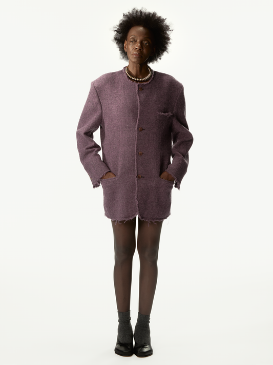 Acid Tweed Roundneck Purple Mix - Magliano