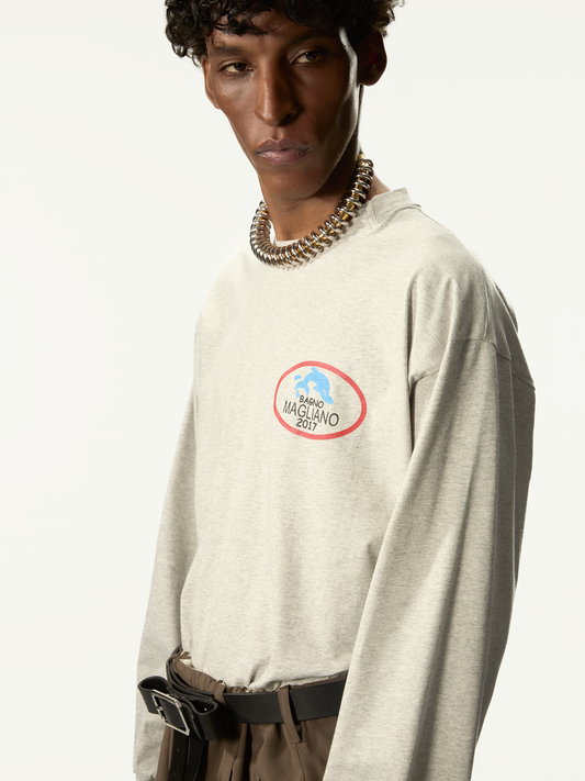 Bagno Magliano Long Sleeve Light Melange - Magliano