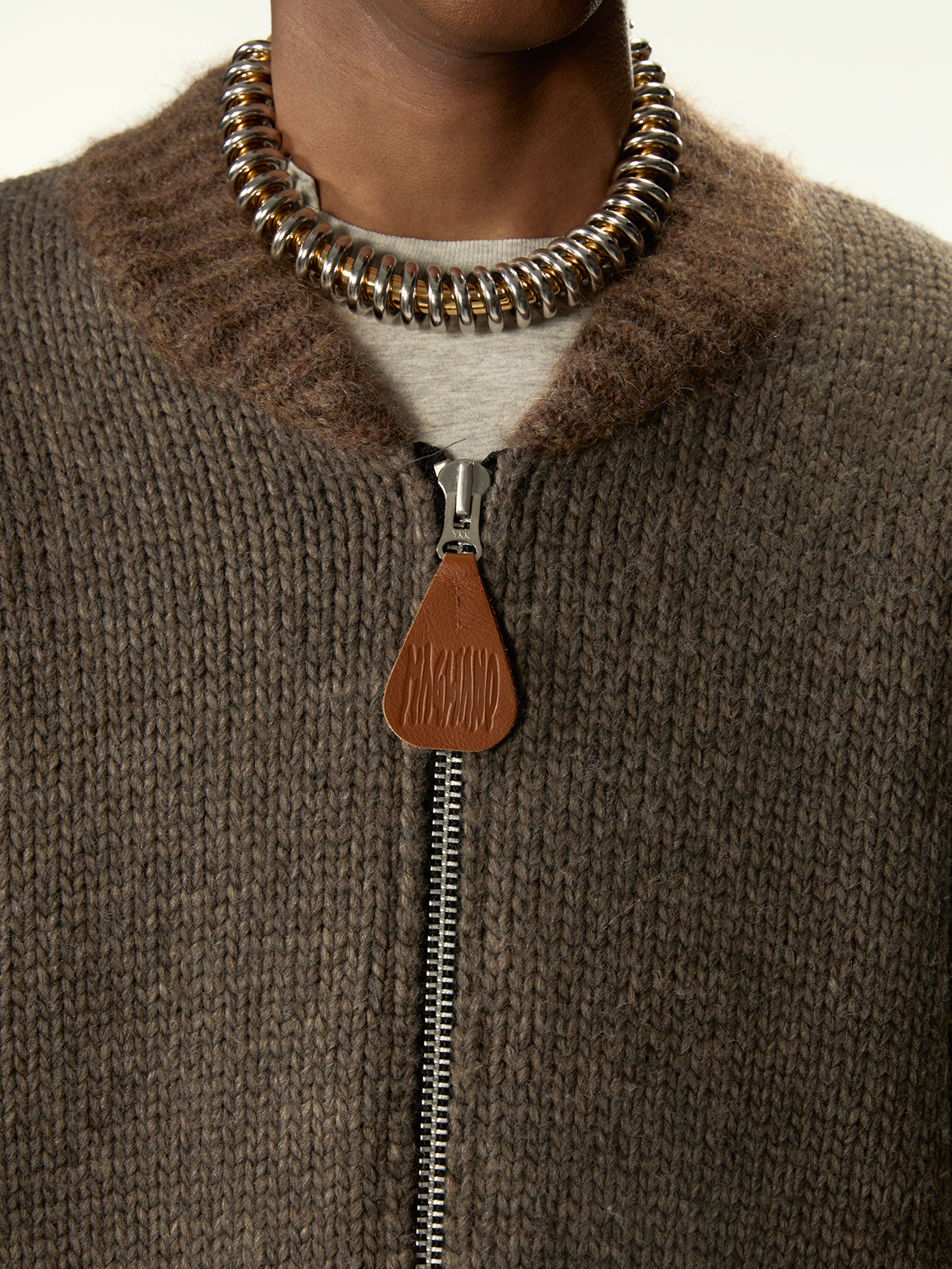 Knitted Bomberone Brown - Magliano