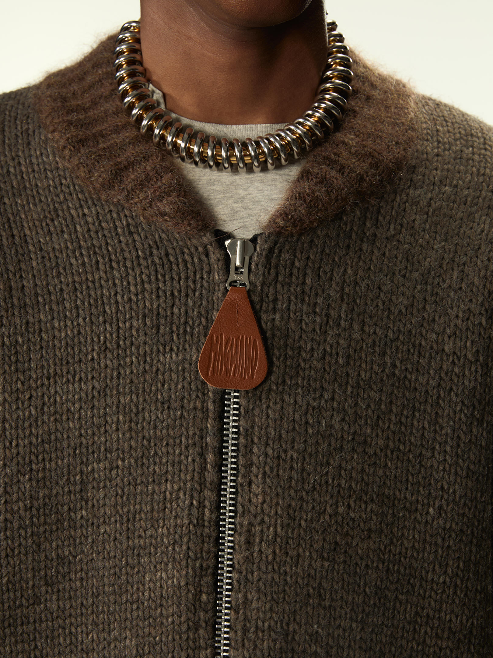Knitted Bomberone Brown - Magliano