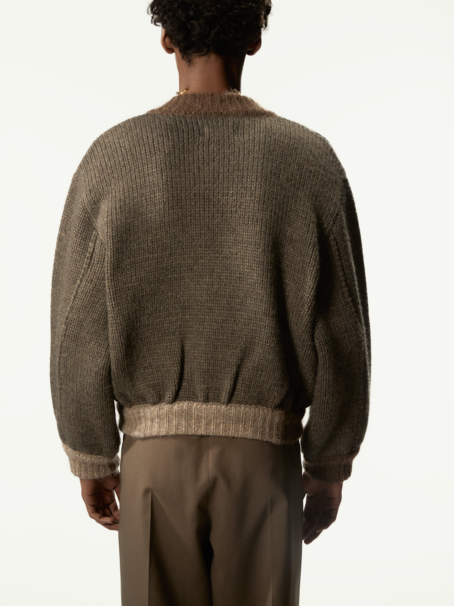 Knitted Bomberone Brown - Magliano
