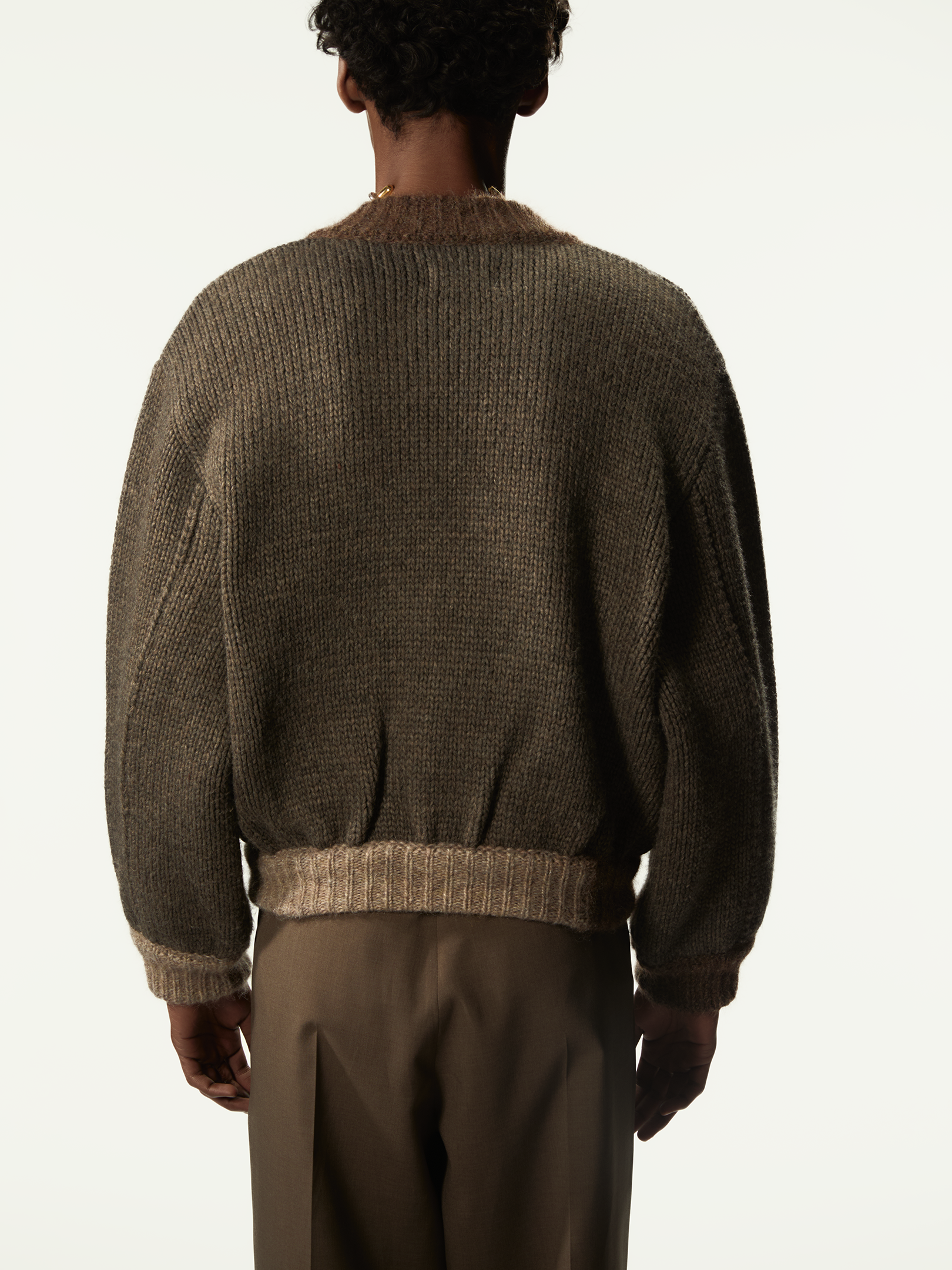 Knitted Bomberone Brown - Magliano